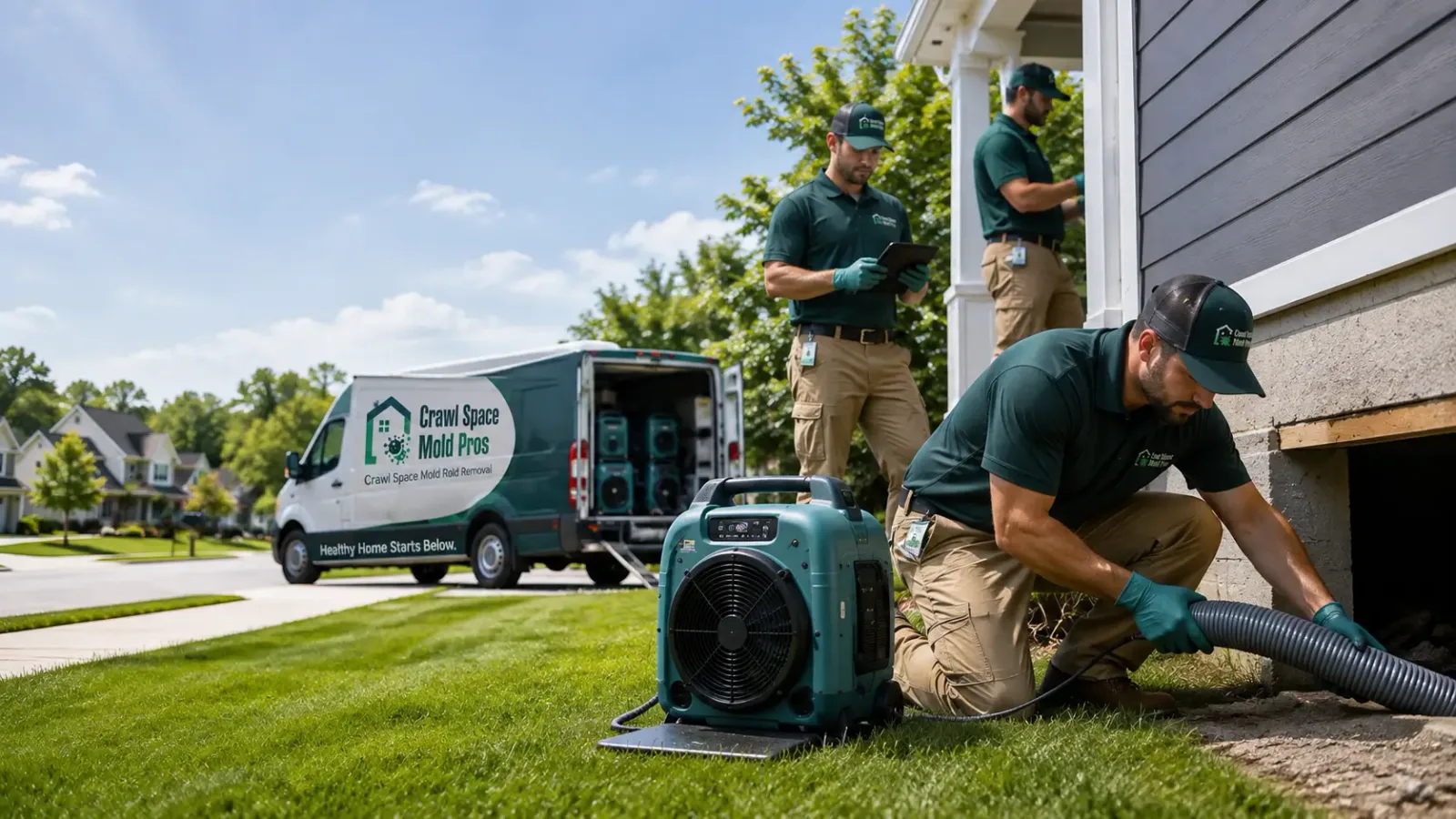 Crawl Space Mold Removal in De Soto, KS